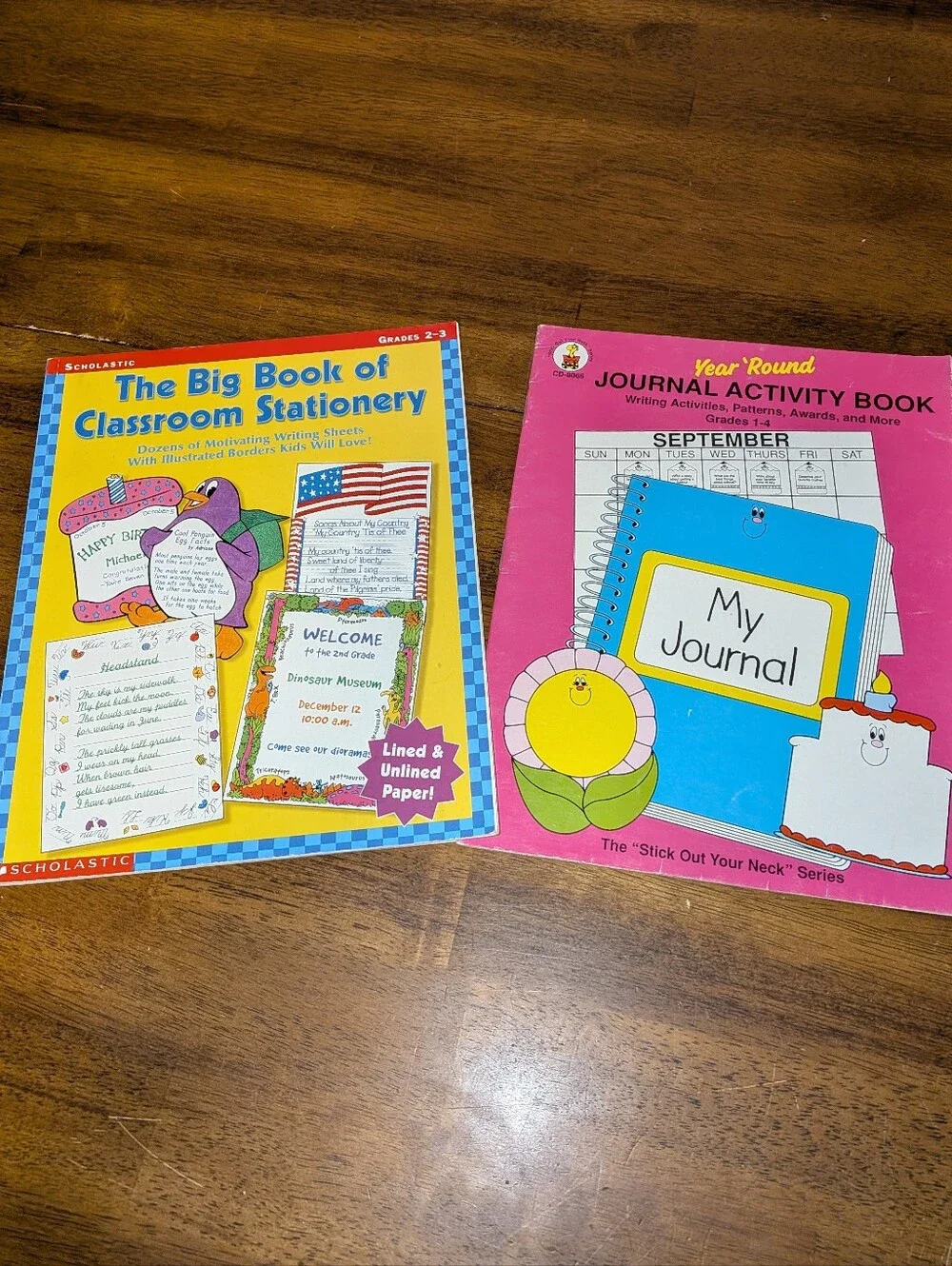 New Vintage Carson Dellosa Scholastic Teacher Stationary Chart Books